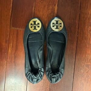 Tory Burch Navy Ballet Flats